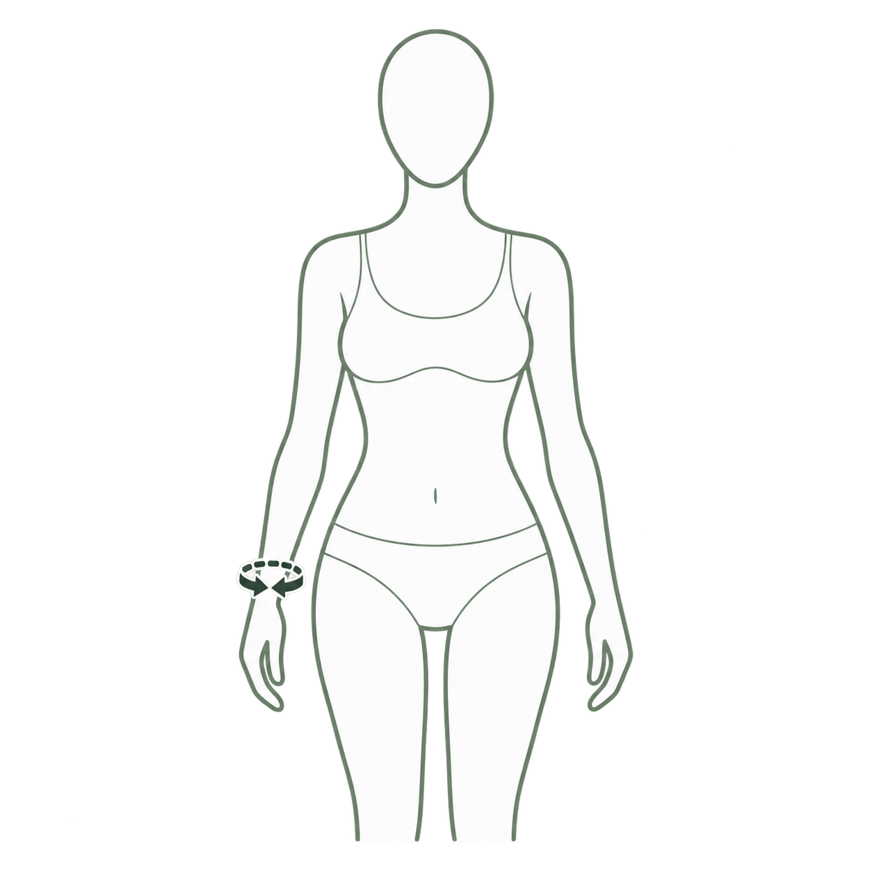 Illustration: how to measure wrist circumference